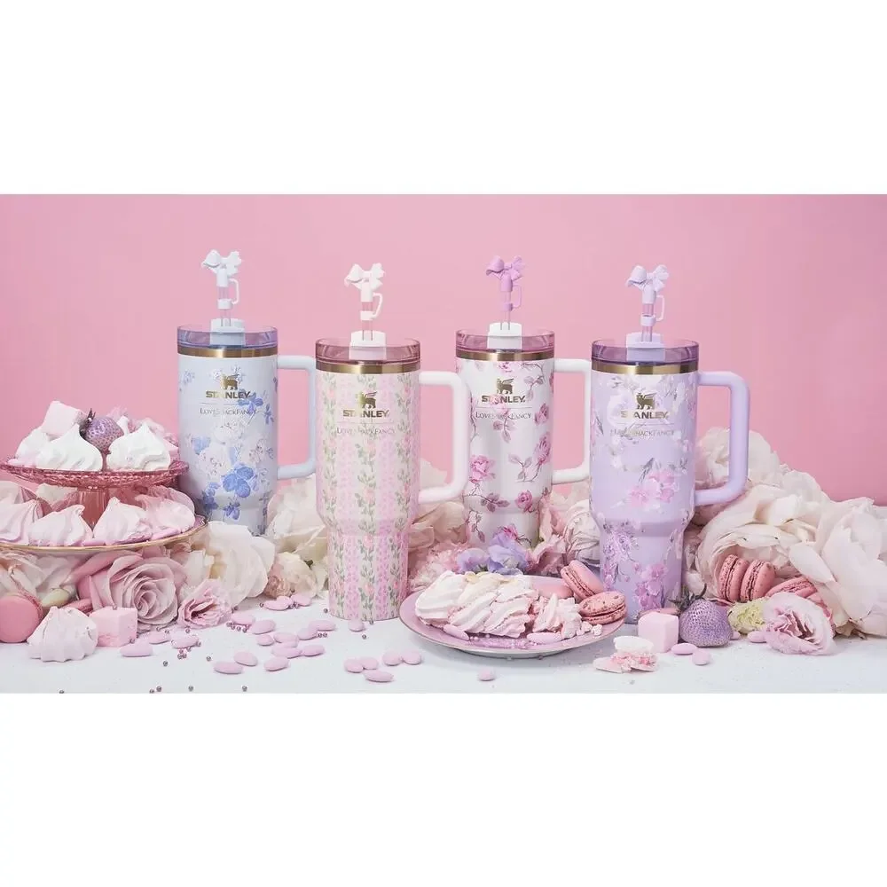 Limited Edition Stanley x Love Shack Fancy Blooming Heirloom 40oz Tumbler Cup - Picture 3 of 6